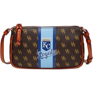 Kansas City Royals Dooney & Bourke Womens Stadium Signature Lexi Crossbody Purse